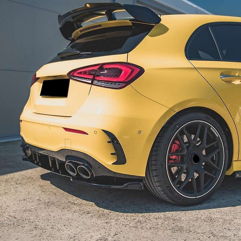 2Pcs Rear Side Splitters for Hatchback W177 A35 A45 2019+ Rear Bumper Lip Diffuser Splitter Spoiler