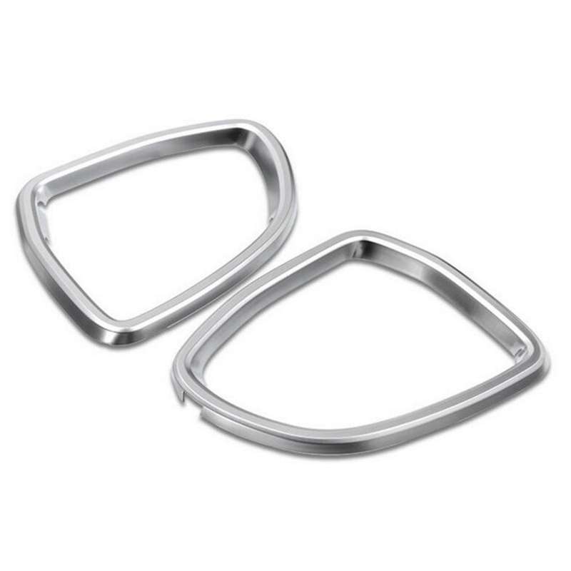 2PCS Rear View Mirror Frame Rearview Cover Trim Fit for - X5 X6 F15 F16 2014 2015 2016