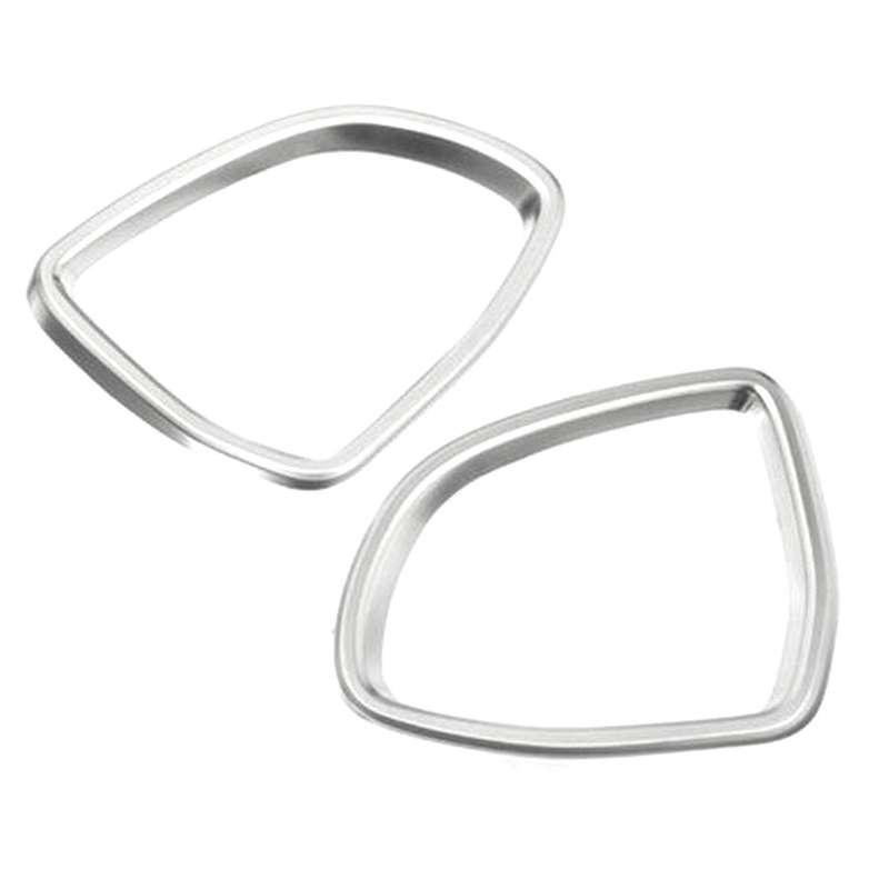 2PCS Rear View Mirror Frame Rearview Cover Trim Fit for - X5 X6 F15 F16 2014 2015 2016