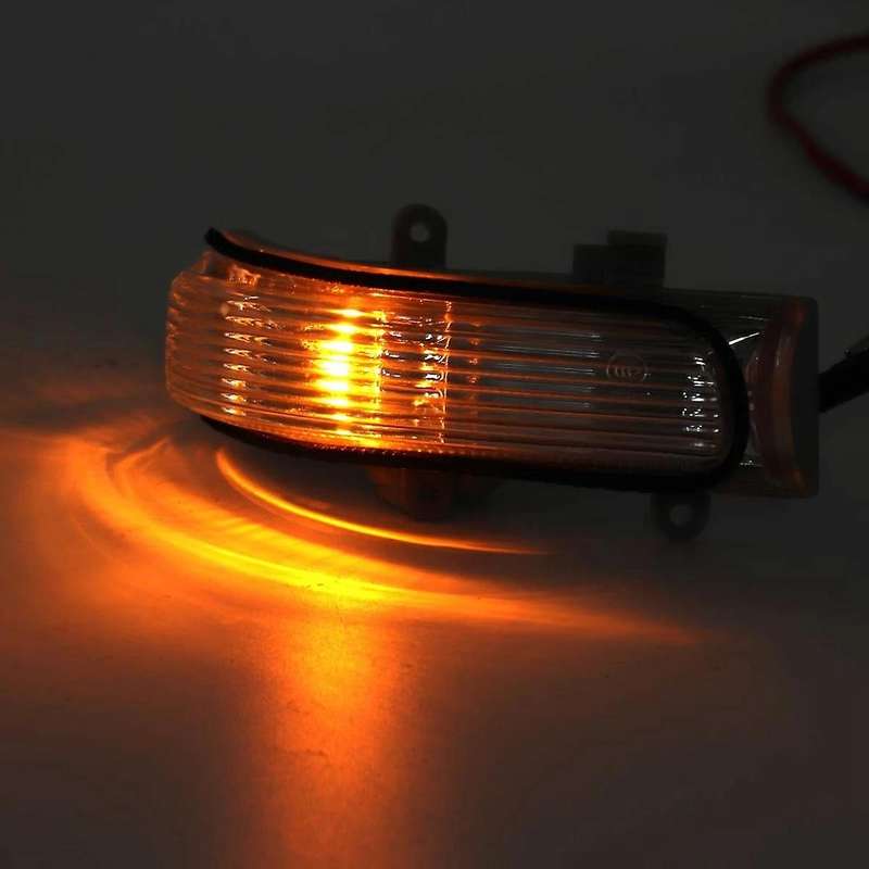 2Pcs Rearview Mirror Lamp Compatible Camry 06-11 Vios 08-12 Corolla 08-09