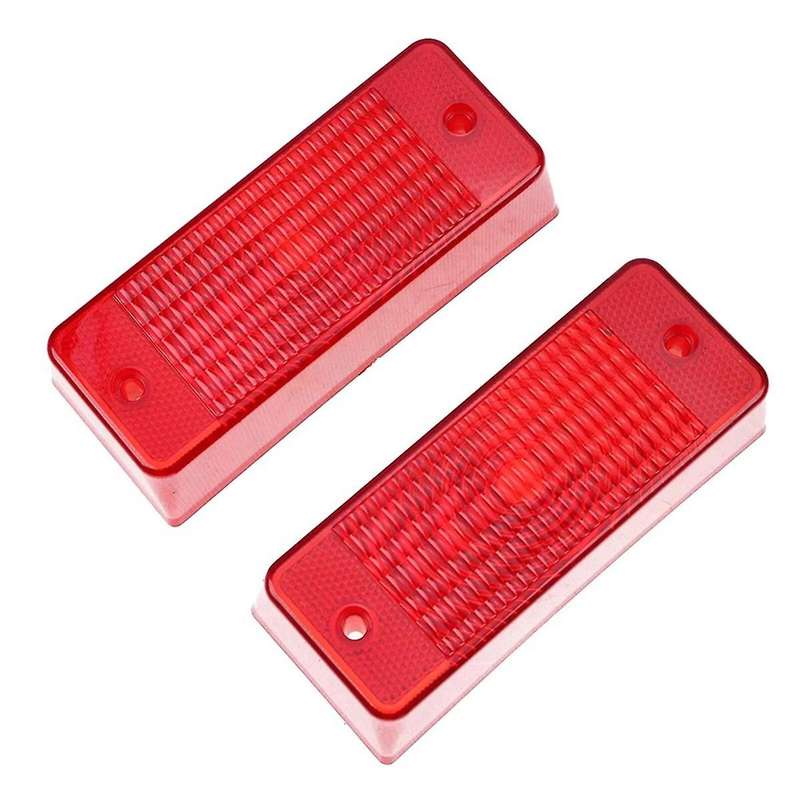 2Pcs Red Tail Light Lens for S130 S150 S160 S175 S185 S205 S220 S250 S300 S330 6672276