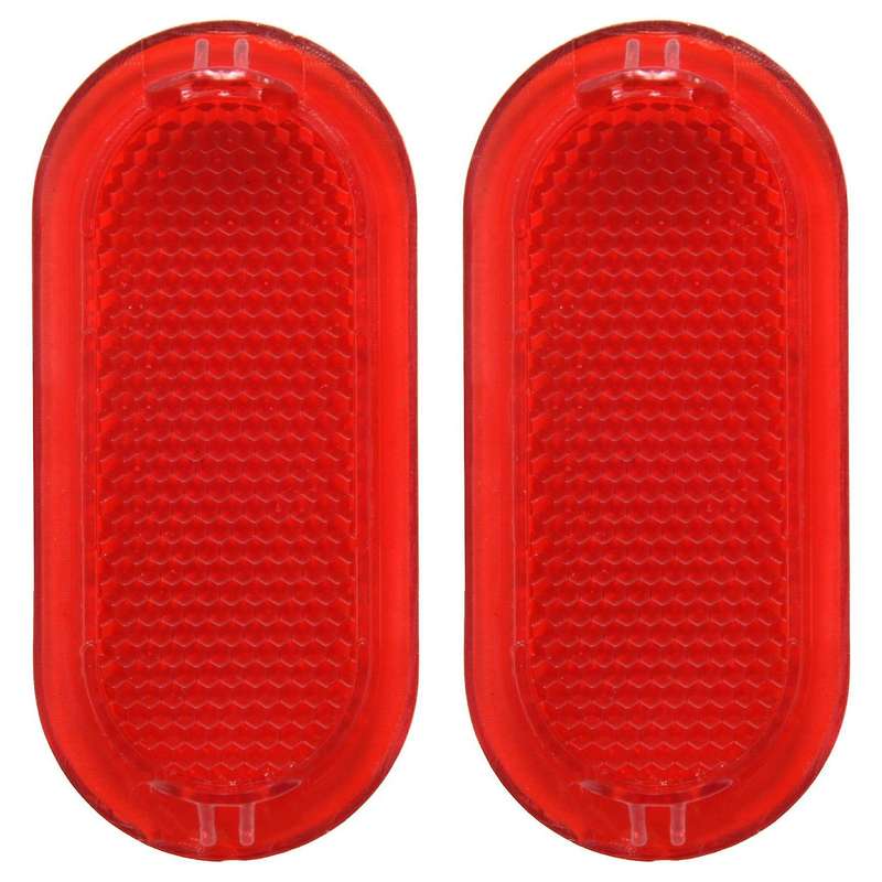 2Pcs Red Interior Door Panel Warning Light Cap Reflector Compatible Beetle Caddy 6Q0947419
