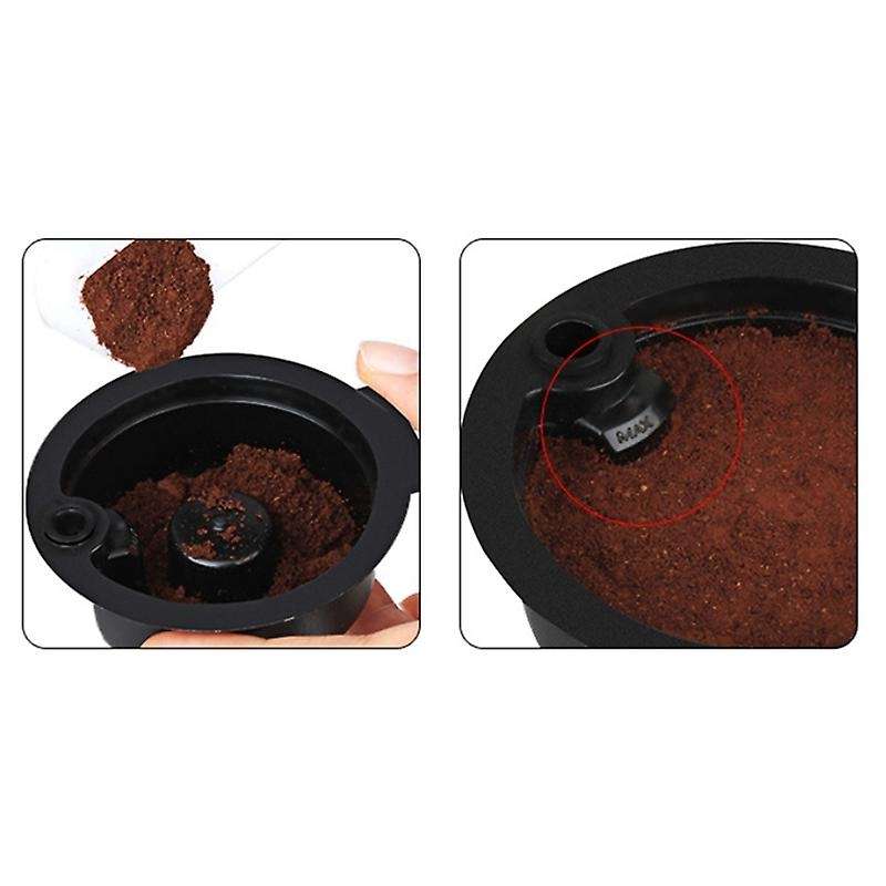 2PCS Refillable Coffee Capsule Pod for Stainless Steel Mesh Refillable Reusable Coffee Filter Cups