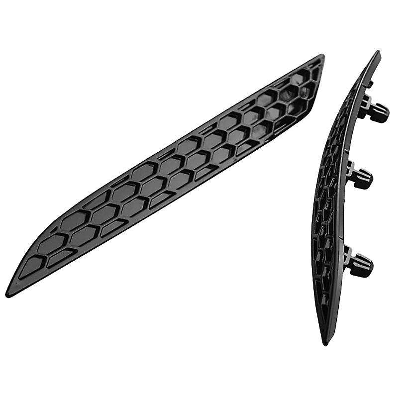 2Pcs Replacemet Modified Glossy Honeycomb Tail Rear Fog Light Lamp Cover Trim Insert Garnish for Gol