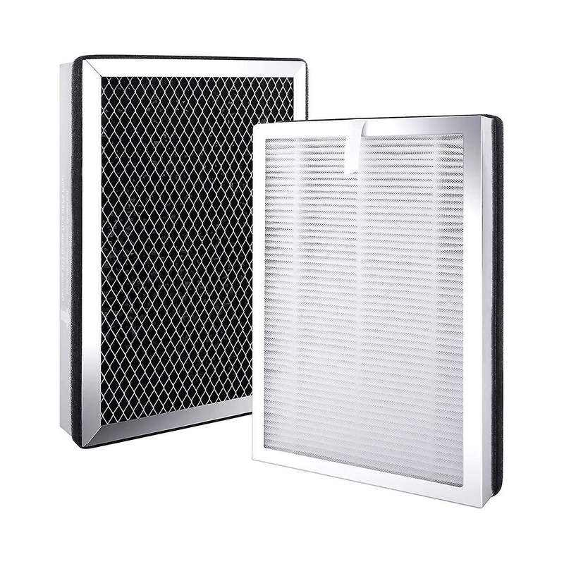 2pcs Replacement Filter for Ma-25 Air Purifier 3 In1 with Pre-filter H13 True Hepa Filter&activated