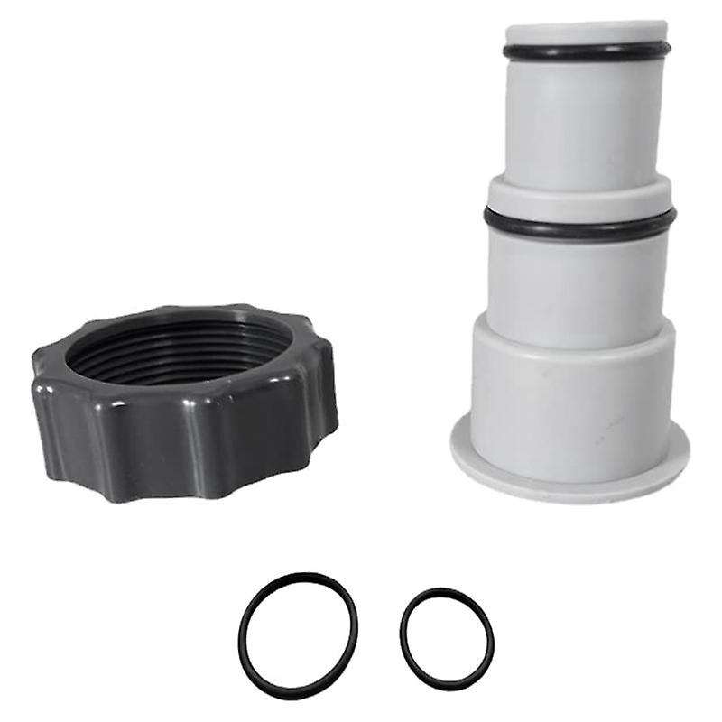 2pcs Replacement Hose Adapter for Above Ground Swimming Pool, 1.5 to 1.25 Inch Hose Adapter for Thr