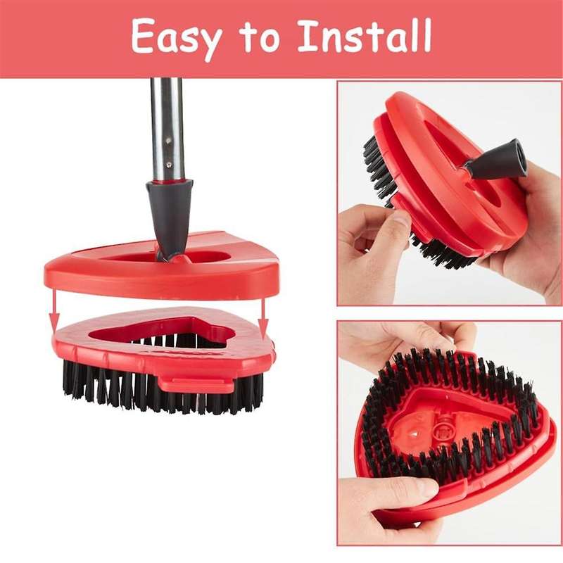 2PCS Replacement Head Base Scrub Brush for O Spin EasyWring 1-Tank System for Kitchen,Hard Floor
