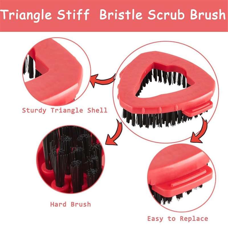 2PCS Replacement Head Base Scrub Brush for O Spin EasyWring 1-Tank System for Kitchen,Hard Floor