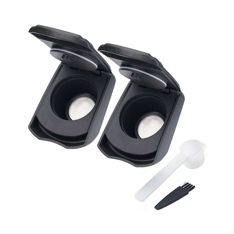 2pcs Reusable Coffee Adapter for Lumio Edg325 Machine Capsule Transfer Refillable Coffee Powder Hol