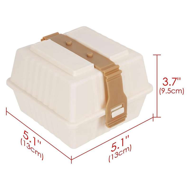 2pcs Reusable Sandwich Containers for Family Camping and Picnics - Multi- Lunch Box with Lids
