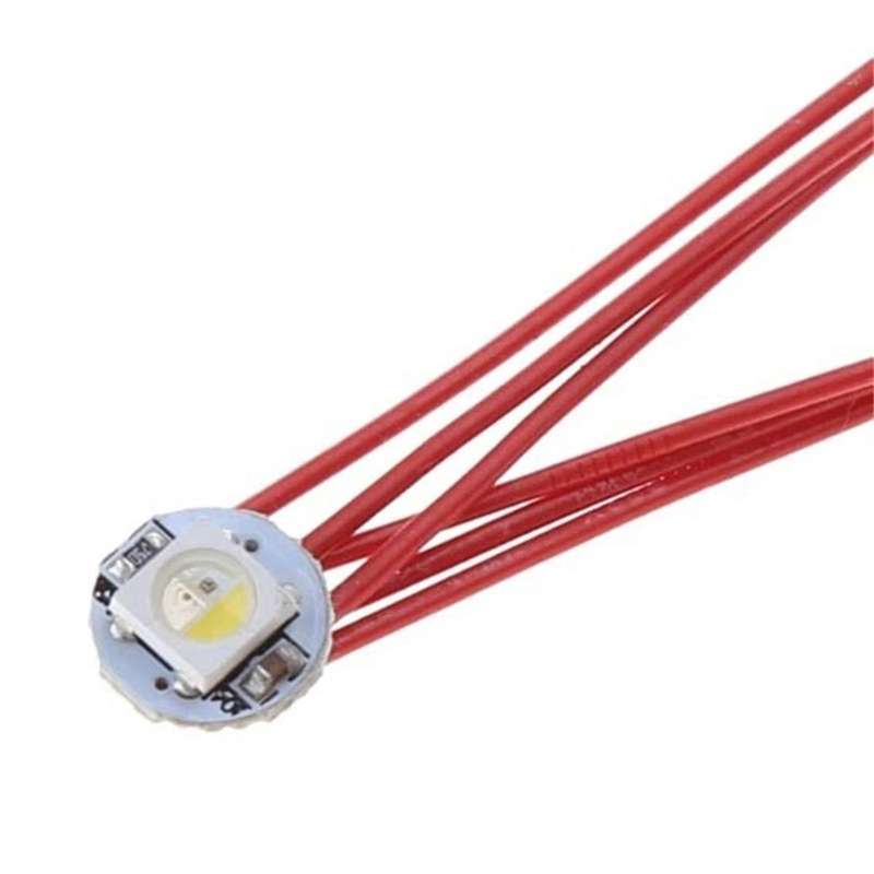 2Pcs RGBW Led Strip for Voron 2.4 3D Printer DIY PTFE Wiring Harness 3 RGBW Mini Button PCB Leds