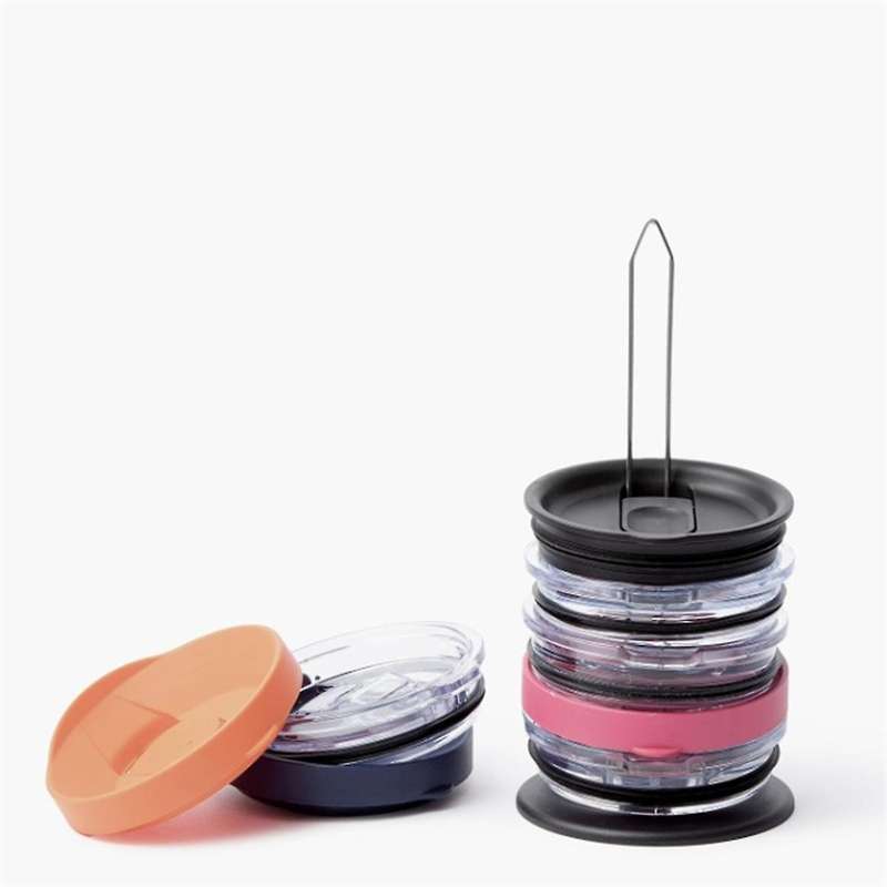 2pcs Revolutionary Lid Organizer Slim Vertical Storage for Up to 10 Lids