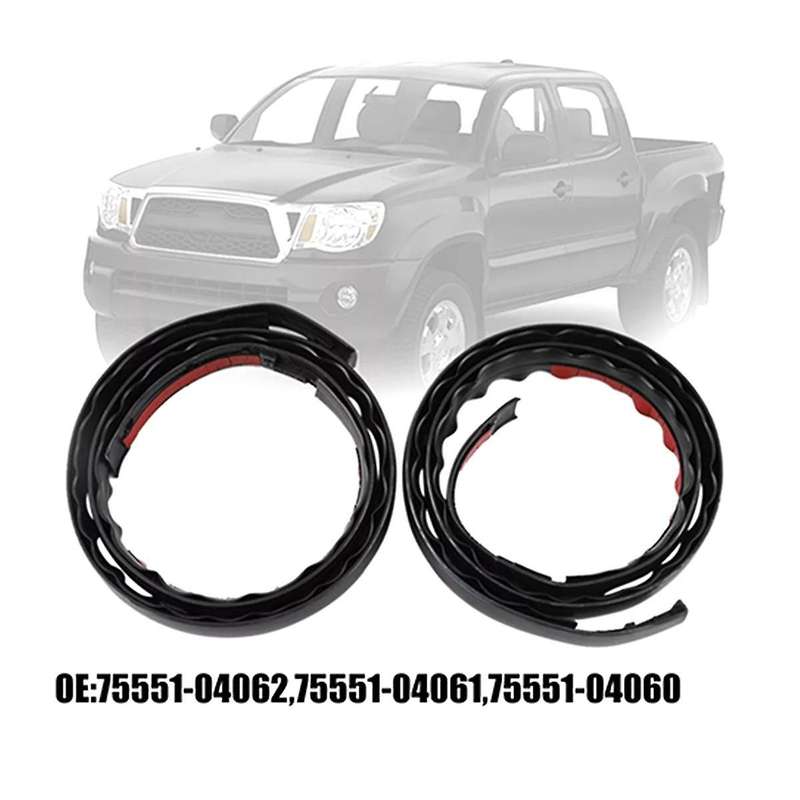 2Pcs Roof Drip Molding for Double Cab 2005-2015 Rh&Lh 75551-04063, 75552-04061