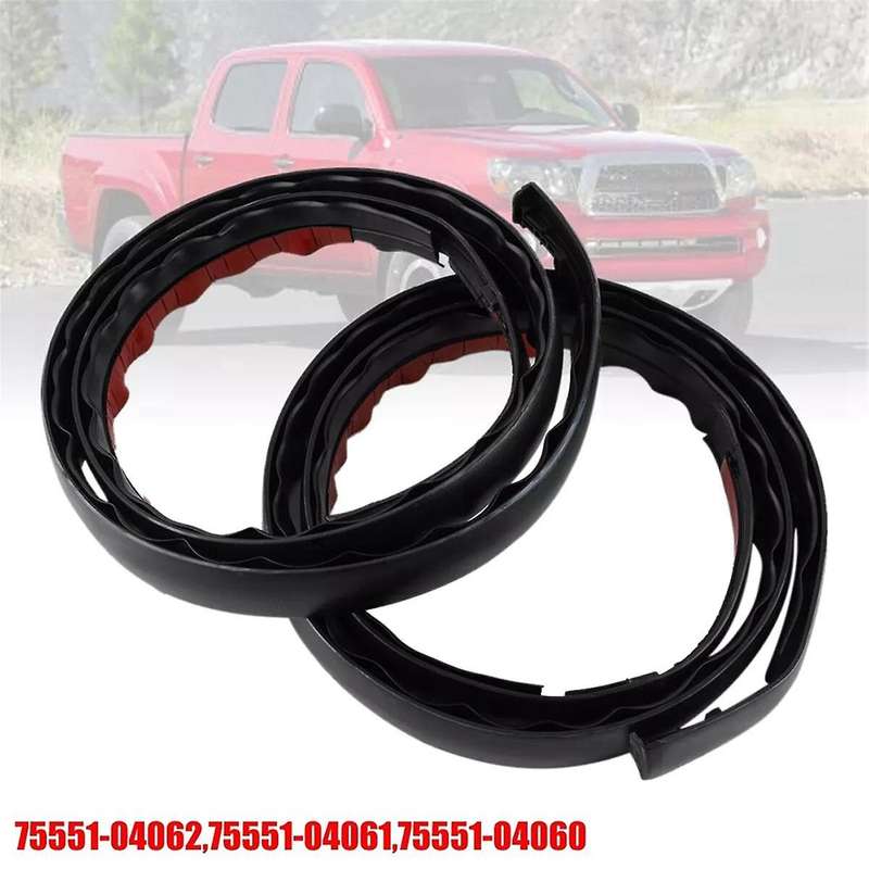 2Pcs Roof Drip Molding for Double Cab 2005-2015 Rh&Lh 75551-04063, 75552-04061