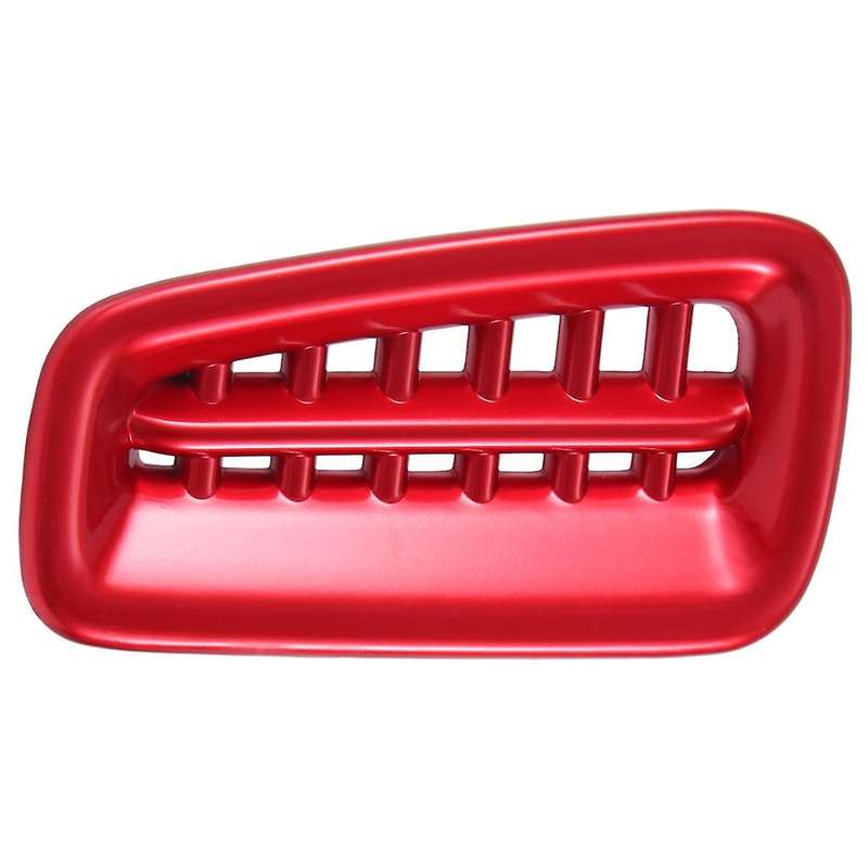2PCS Side Dashboard Cover Trim Decor for 11Th 2022 2023 Red Interior Accessories