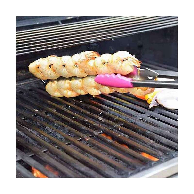 2pcs Shrimp Skewers Stainless Steel Bbq Tools Accessory