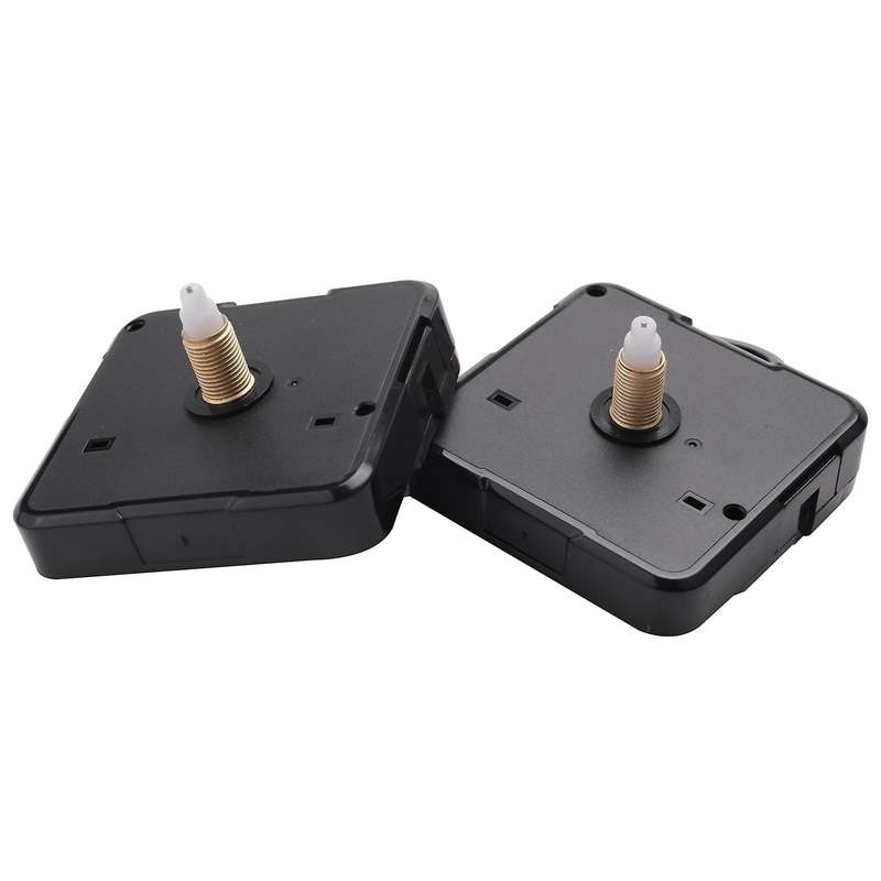 2Pcs Silent Clock Movement Mechanism Motor Kit with 3 Pairs Different Hands Wall Quartz Clock Repair