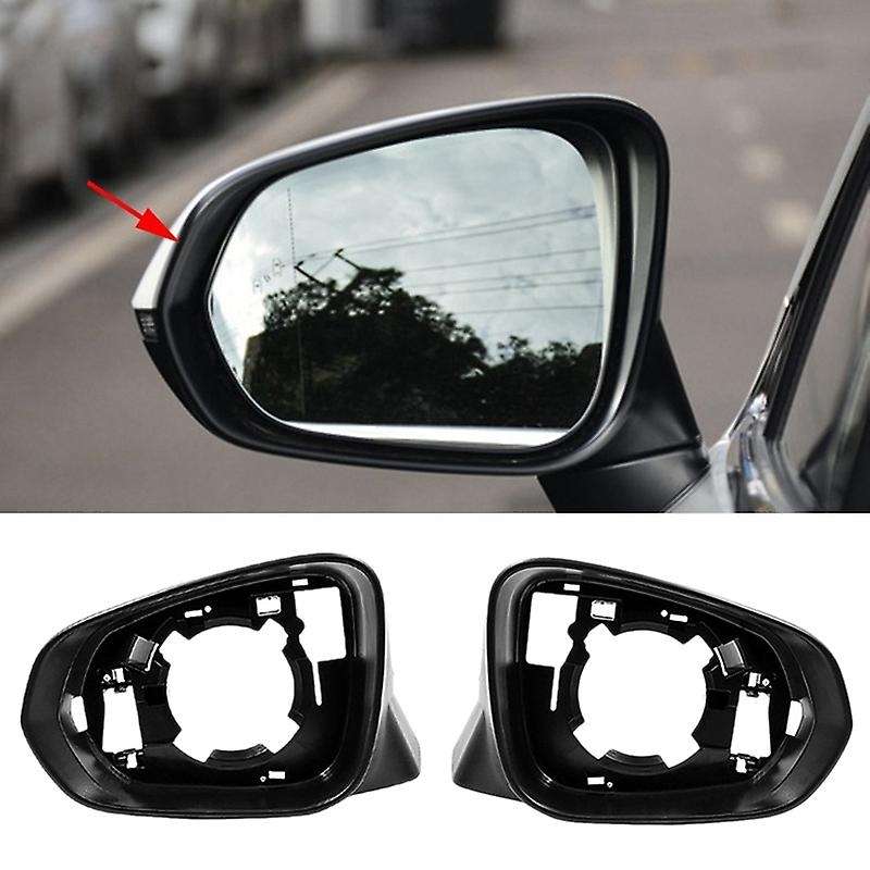 2Pcs Side Rear View Mirror Lower Cover Left Right Outside Rearview Mirror Frame for NX RX 2016-2020