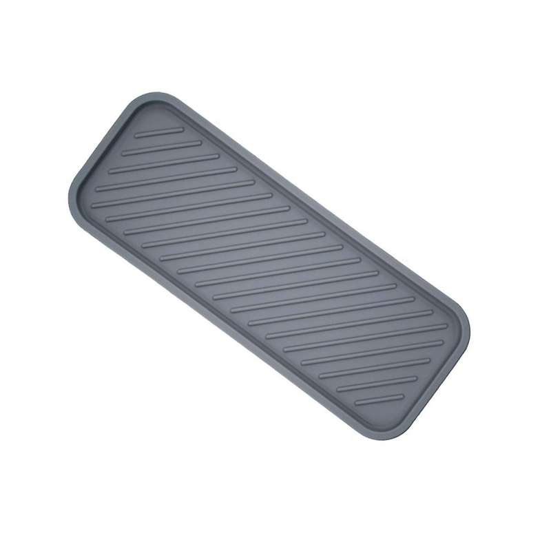 2pcs Silicone Drain Tray,sink Organiser,drain Tray for Sinks, Bathroom Organiser,kitchen Drain Pad