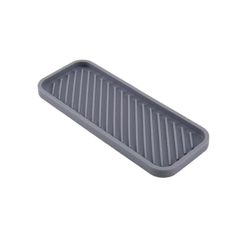 2pcs Silicone Drain Tray,sink Organiser,drain Tray for Sinks, Bathroom Organiser,kitchen Drain Pad