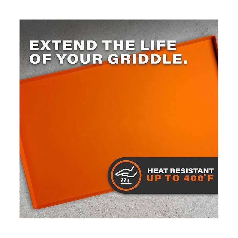 2pcs Silicone Griddle Mat Cover for Blackstone Griddle, Duty Food Grade Silicone Grill Cover-protect