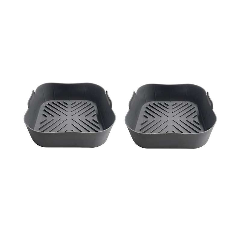 2pcs Silicone Baking Pan Basket Silicone Mat Oven Baking Pan Mat Cake Baking Pan