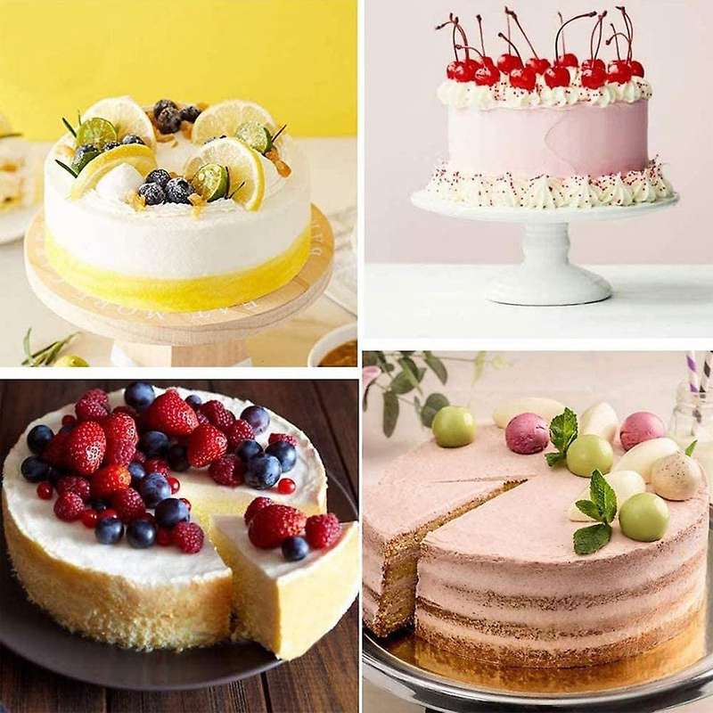 2pcs Silicone Cake Molds,8 Inch Round Cake Tins,non Stick Baking Molds,bakeware for Chocolate Cooki