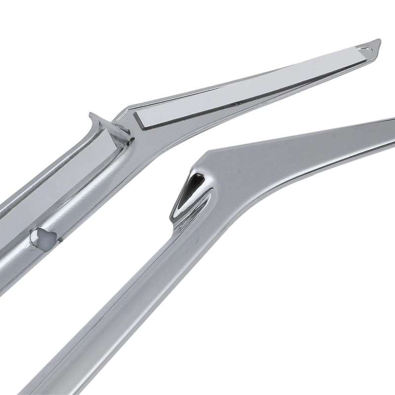 2Pcs Silver Front Grille Grill Mesh Cover Trim Insert Molding Fit for J11 2014 2015 2016 2017