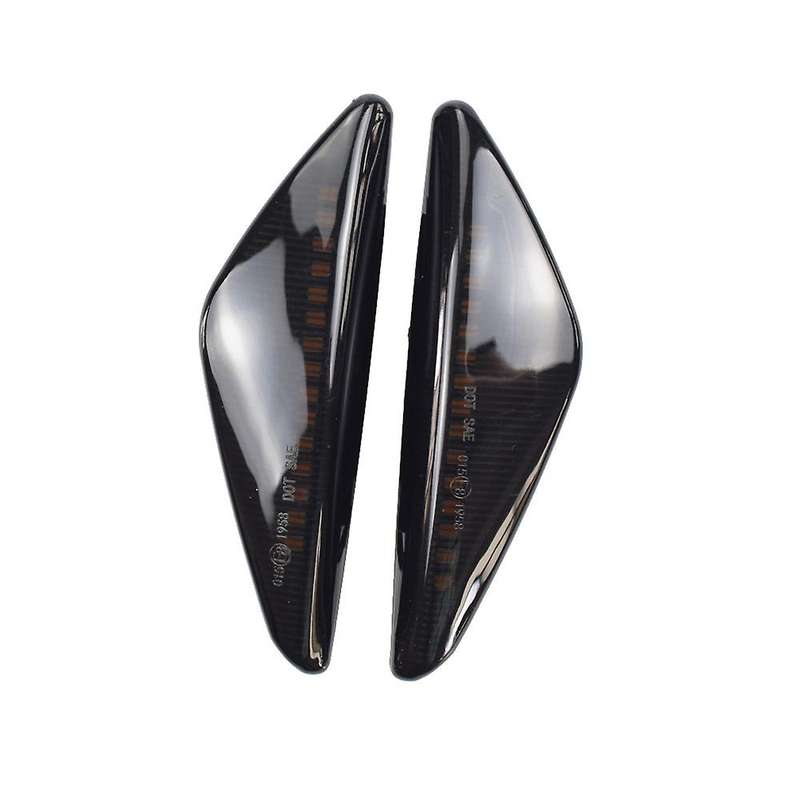 2Pcs Smoked Car Dynamic LED Side Marker Light Turn Signal Light for  X3 F25 X5 E70 X6 E71 E72 2008-2