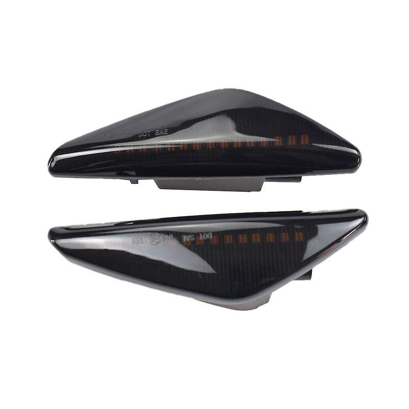 2Pcs Smoked Car Dynamic LED Side Marker Light Turn Signal Light for  X3 F25 X5 E70 X6 E71 E72 2008-2