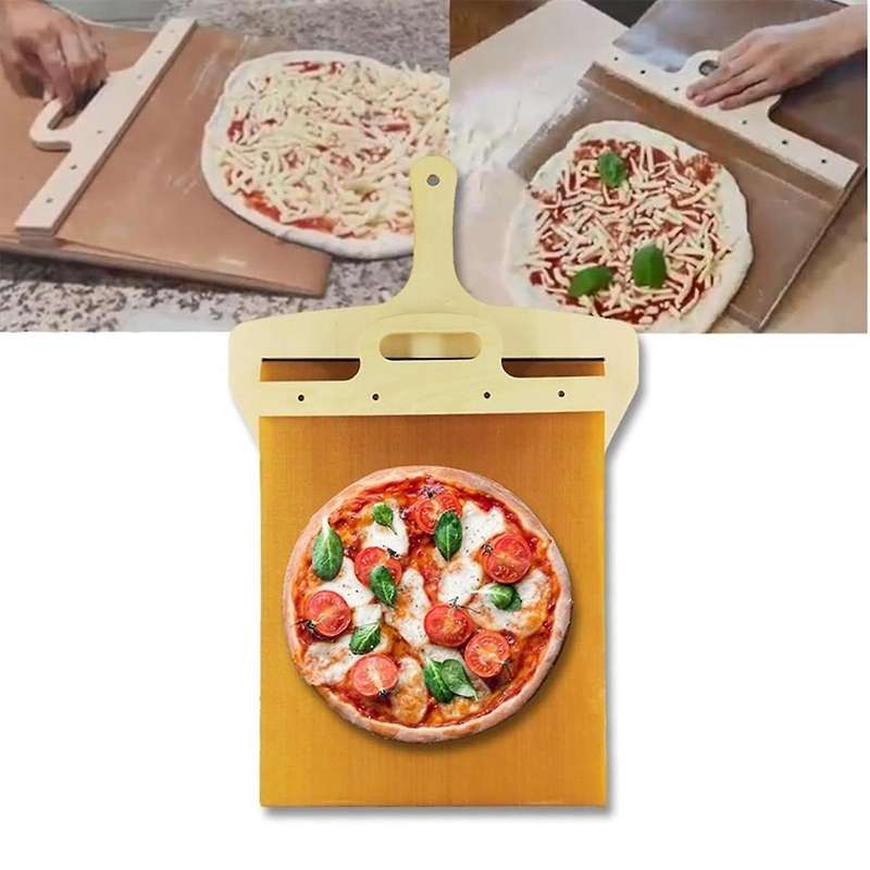 2pcs Sliding Pizza Peel-pala Pizza Scorrevole,sliding Pizza Shovel, Pizza Transfer Slider,pizza Peel