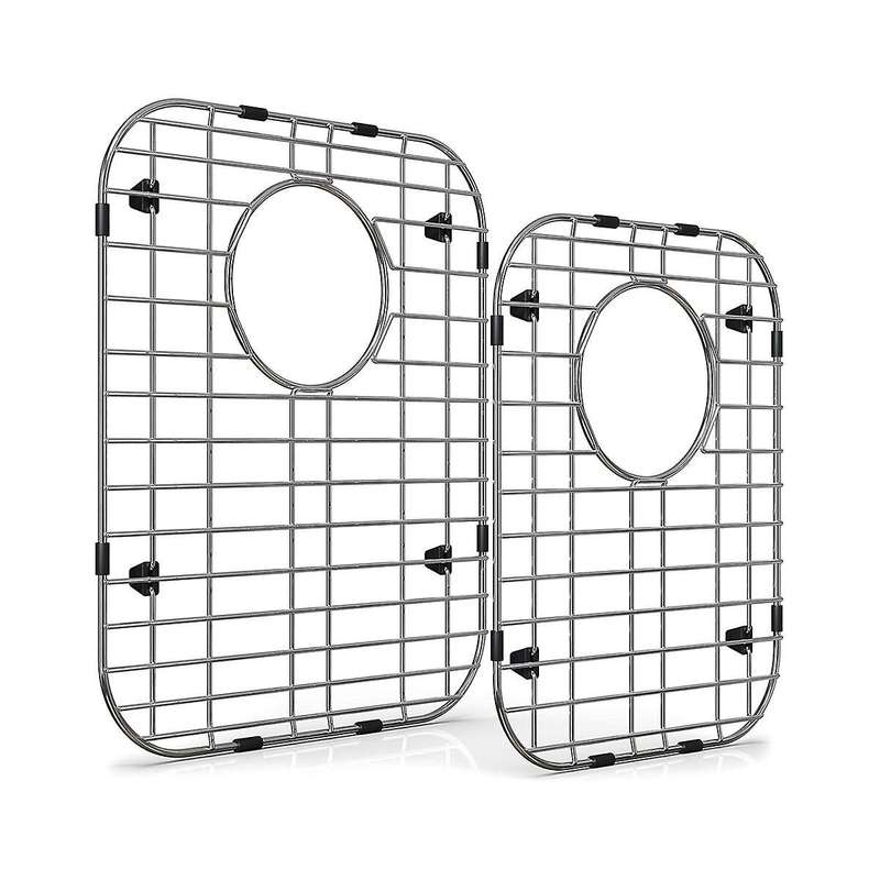 2pcs Sink Protectors for Kitchen Stainless Steel Sink Grid for Bottom Of Sink Bottom Grid Drainage R