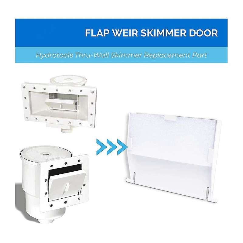 2Pcs Skimmer Gate Weir Baffle Swimming Pool Accessories Cleaning Tools Skimmer Assembly for