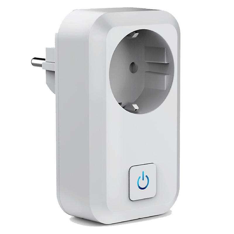 2Pcs Smart Wifi Power Plug with Power Monitor Smart Home Wifi Wireless Socket Works for Alexa Google