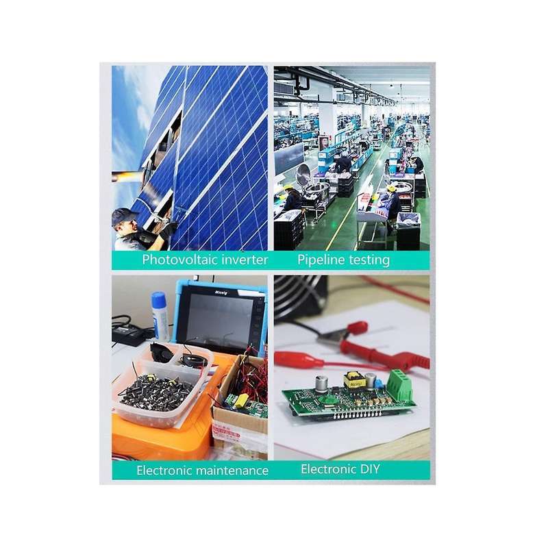 2Pcs Single Phase 6-in-1 AC Electric Rail Wifi Smart Kwh Consumpt Meter Wattmeter Voltmeter Meter
