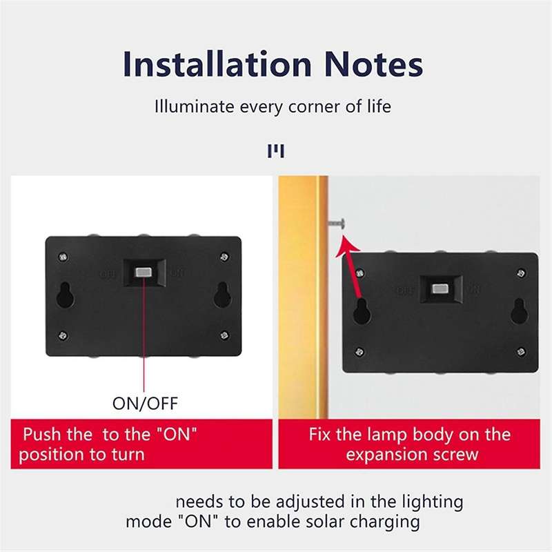 2Pcs Solar Wall Lights Outdoor Waterproof LED Solar Lamp for Garden Balcony Yard Street Decor Lamps