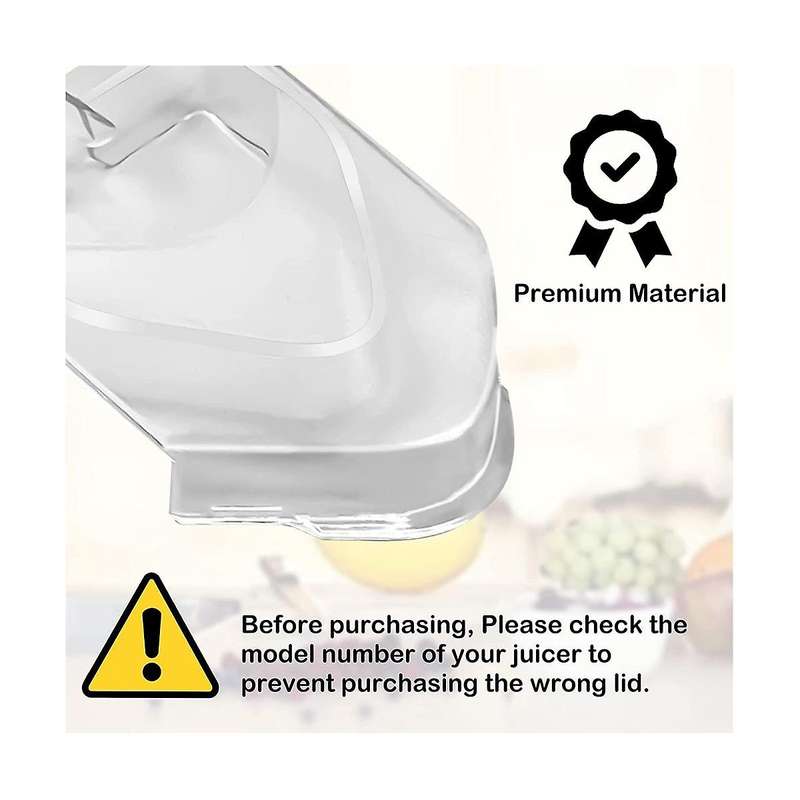 2pcs Spout Cover for Ninja Blender Lid, for Ninja Blender 72oz Pitcher Lid Flap Spout Cover, Clear