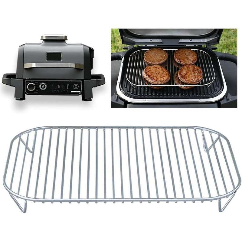 2PCS Stainless Oven Grill Rack Air Fryer Basket for Ninja Woodfire OG701 OG75 7-In-1 Air Fryer Net B