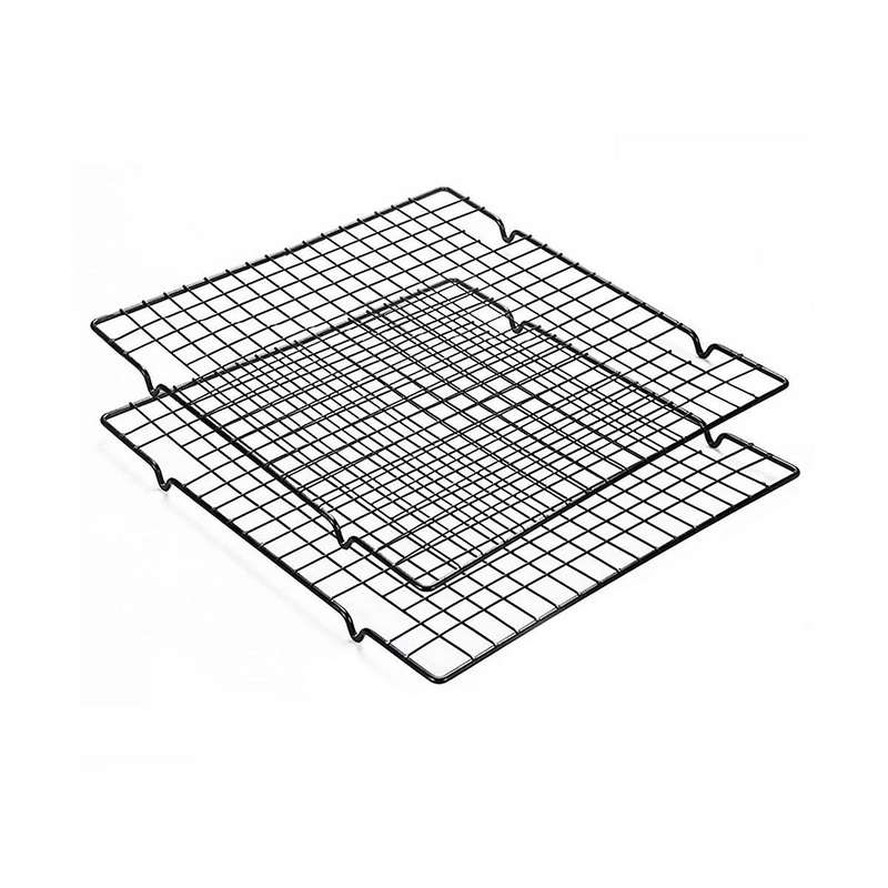 2pcs Stainless Steel Cooling Rack Fits Baking Pan, Heavy Duty, Oven Safe for Roasting Cooking Grill
