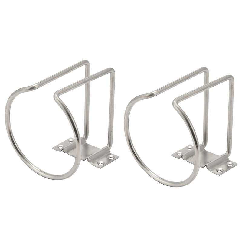 2pcs Stainless Steel Car Boat Ring Cup Drink Holder Bottle Stand for Marine Yacht Truck Rv