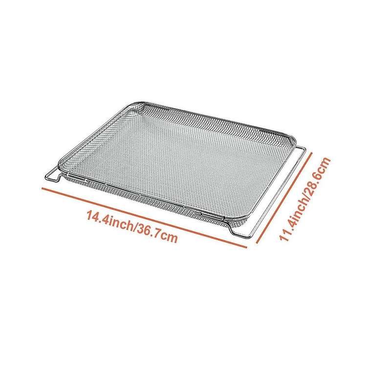 2pcs Stainless Steel Basket Replacement for Ninja Foodi Dt251/dt201 Oven