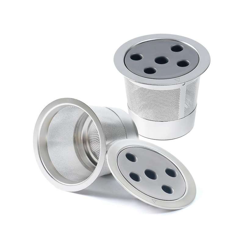 2pcs Stainless Steel Reusable K Cups for K , K Plus with Multistream Technology
