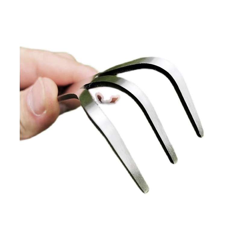 2PCS Stainless Steel Root Rakes with Ergonomic Handles are Suitable for Outdoor Use