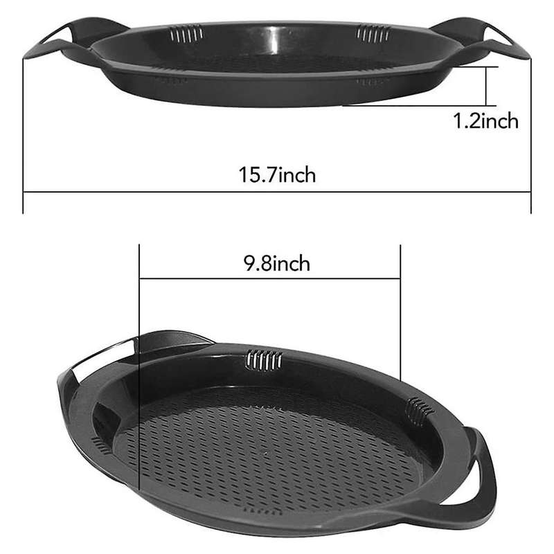 2PCS Steamer Pan for Varoma Pan Tray with Perforated Holes Steaming Dish for TM6 TM5 TM31
