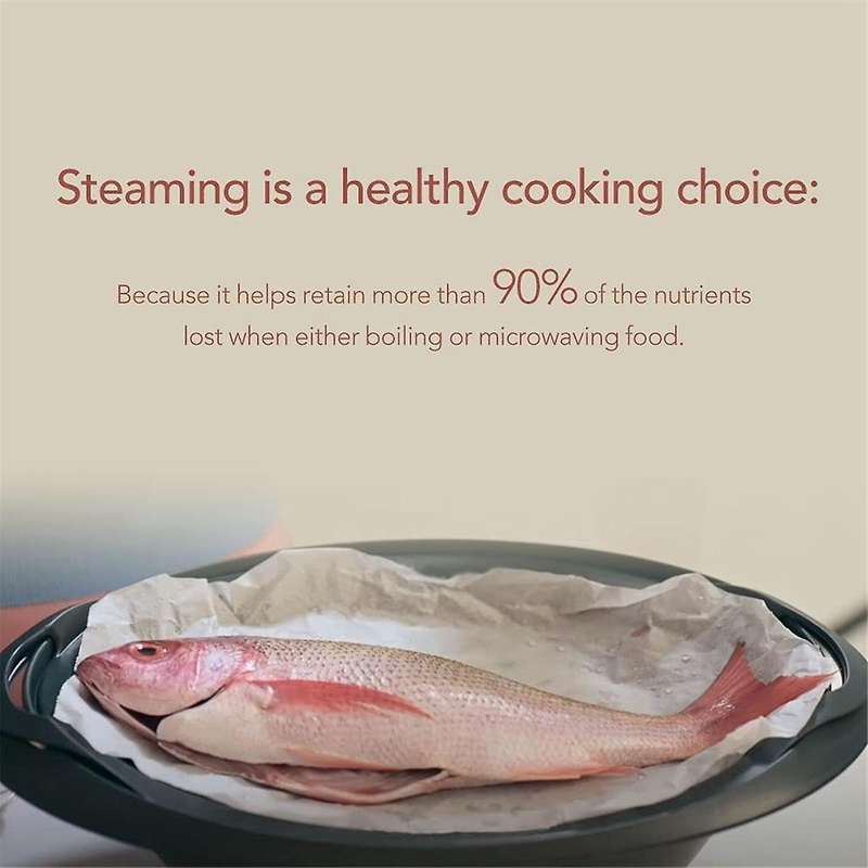 2PCS Steamer Pan for Varoma Pan Tray with Perforated Holes Steaming Dish for TM6 TM5 TM31