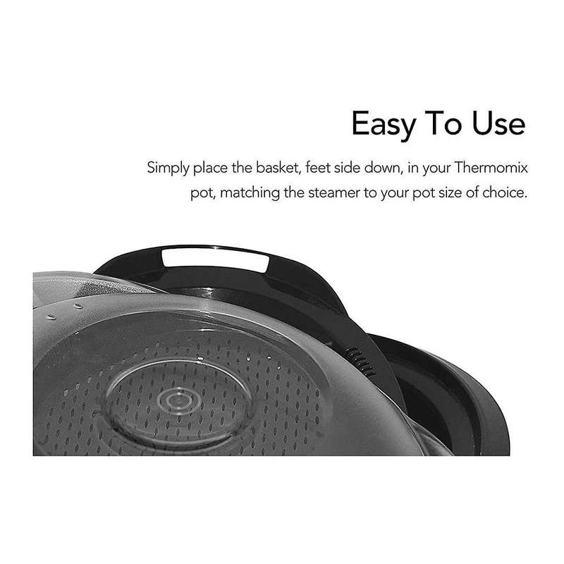 2PCS Steamer Pan for Varoma Pan Tray with Perforated Holes Steaming Dish for TM6 TM5 TM31