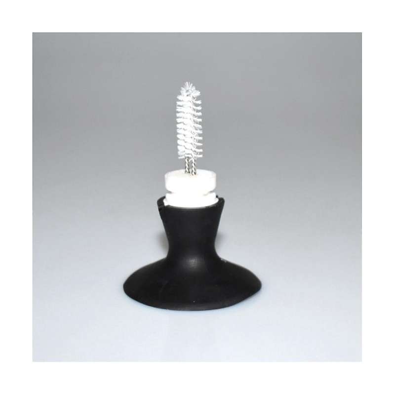 2pcs Sucker Bottle Brush Nipple Brush Multi- Washing Cup Brush Vertical Suction Cup Brush