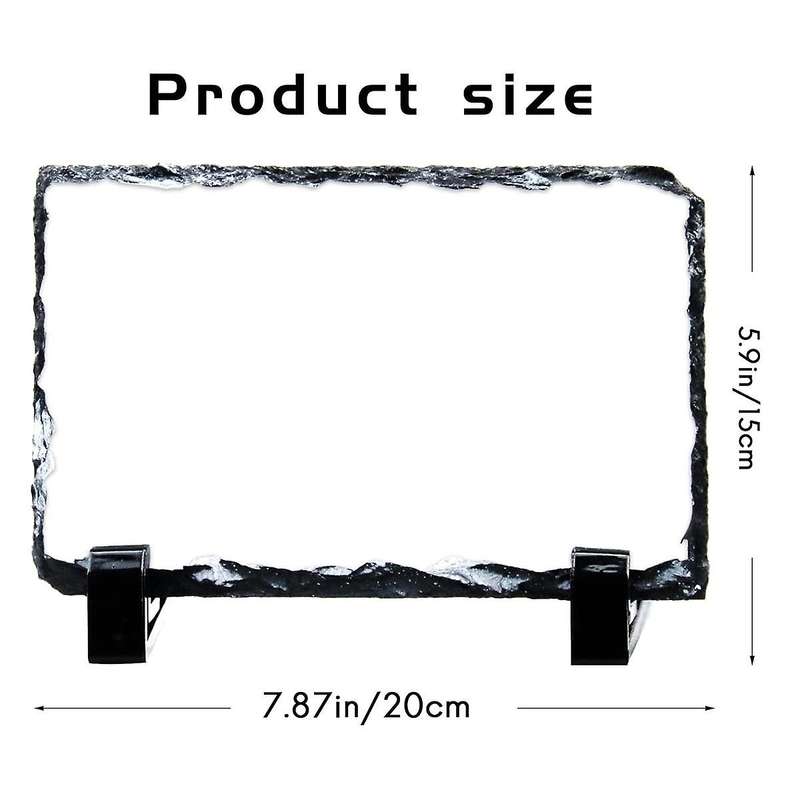 2pcs Sublimation Blank Rock Stone 6 X 8 Inch Rectangular Custom Sublimation Picture Frame Heat