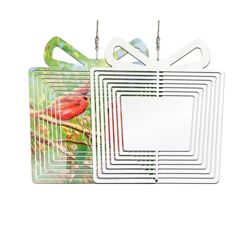 2pcs Sublimation Wind Spinner Blanks 3d Garden Wind Spinners Sublimation Blanks Double Sided Wind S