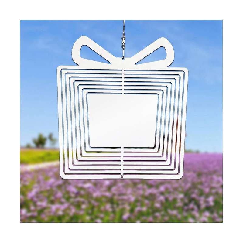2pcs Sublimation Wind Spinner Blanks 3d Garden Wind Spinners Sublimation Blanks Double Sided Wind S